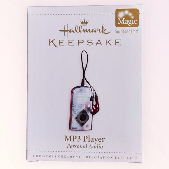 Hallmark MP3 Music Player Ornament Plays 4 Christmas Songs Retro - Picture 7 of 9